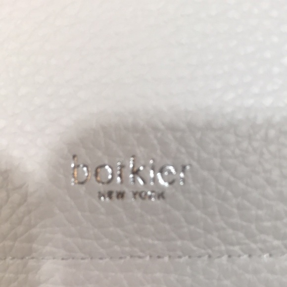 Botkier NWT White Pebbled Leather Expandable Crossbody Handbag - Picture 14 of 16